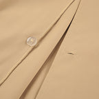 Khaki Double Breasted Trench Coat