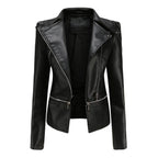 Faux Leather Coat Day to Night Jacket