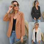 Collared Button Blazer