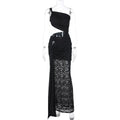 Sexy Mid Waist Hollow Out Cutout Lace Strap Dress