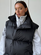 Cotton Loose Vest Jacket