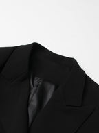 Solid Color Slimming Long Coat
