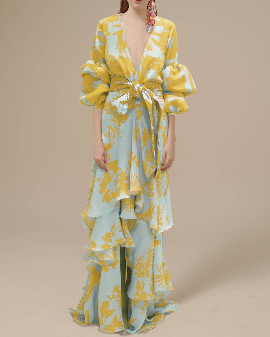 | Printed Chiffon Dress