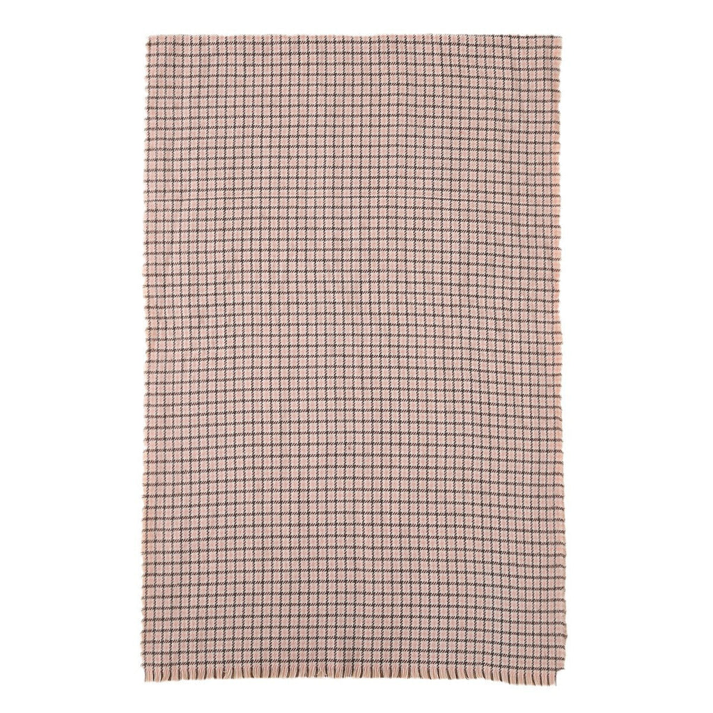Retro Color-blocked Checkered Soft Comfortable Warm Houndstooth Scarf