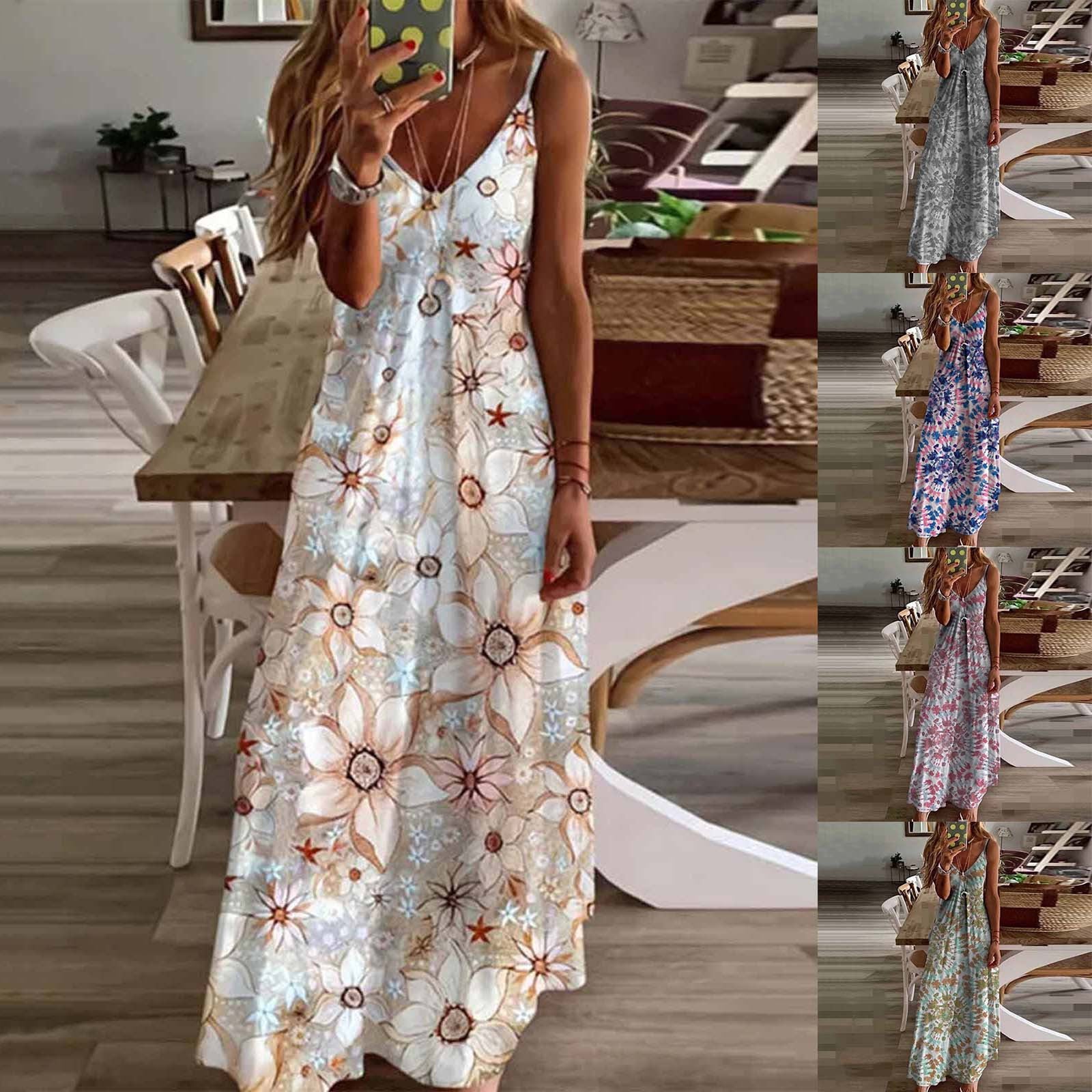 Marina Statement Women's Floral a Line Slip Dress Designer Edit