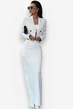 Tube Skirt Two-Piece Dress Suit