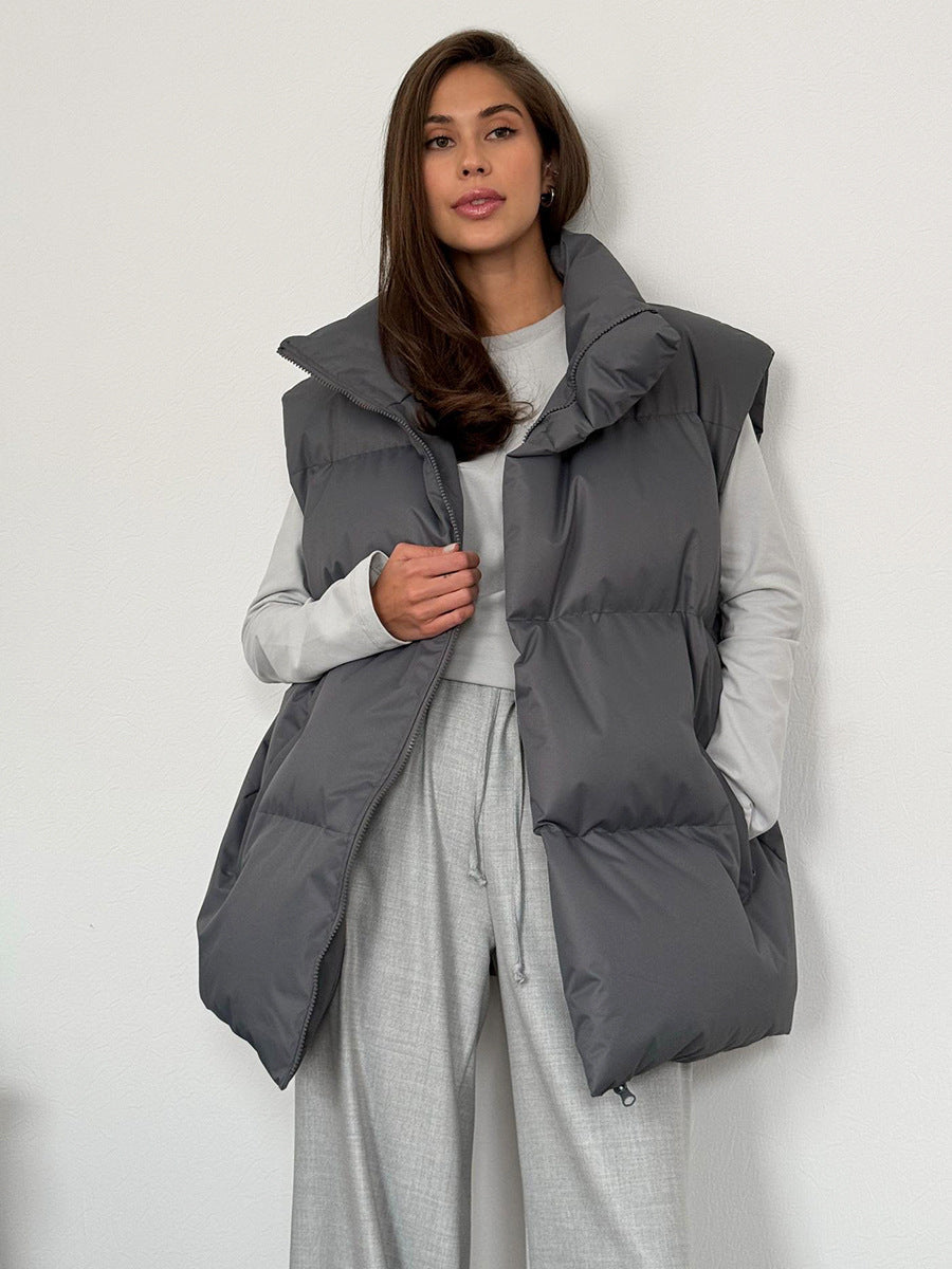 Cotton Loose Vest Jacket