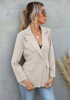 Collared Button Blazer