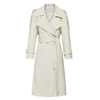 Trench Lace-up Loose Overcoat