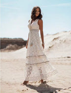 Linda Minimalist Boho Style Dress Evening Wear Edit