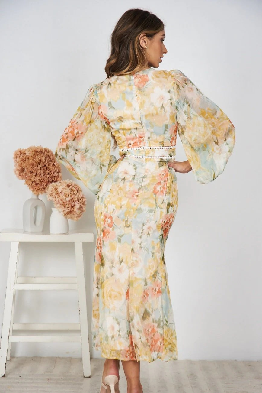 Day to Night Semi Formal Printed Dress
