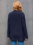 Corduroy Single-Breasted Blazer