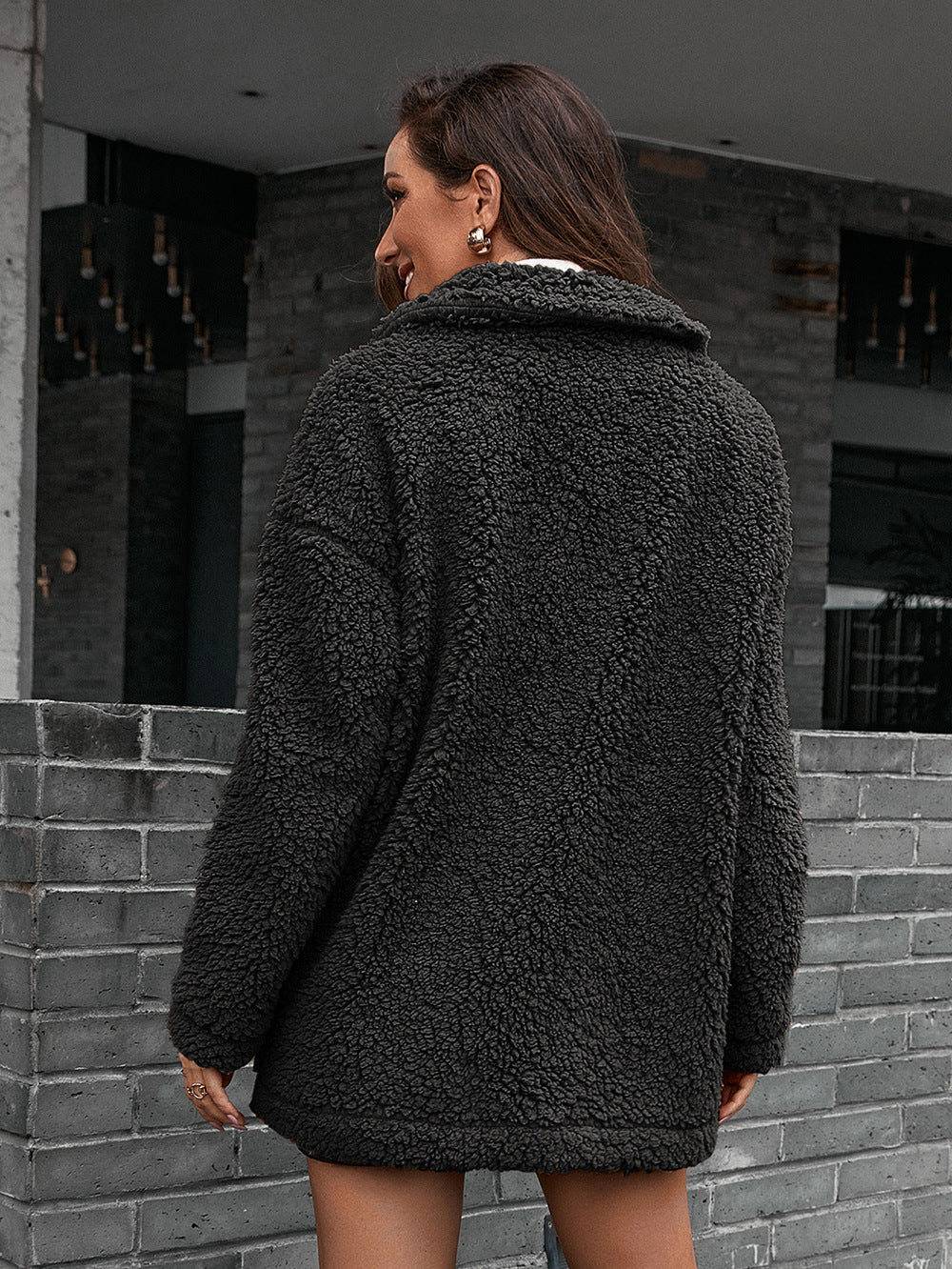 Bubble Velvet Furry Jacket