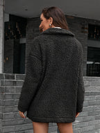 Bubble Velvet Furry Jacket