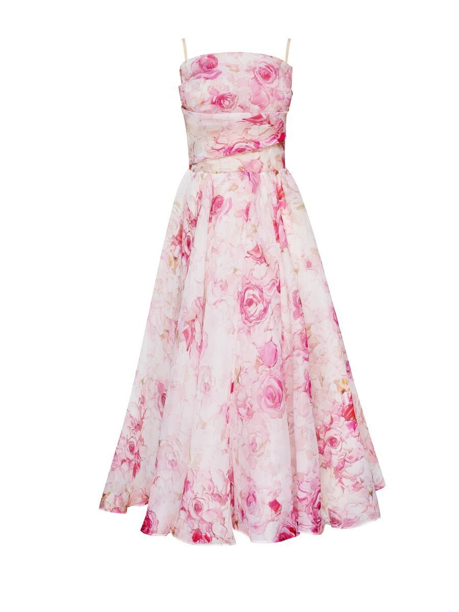 Sleeveless Printed Dress