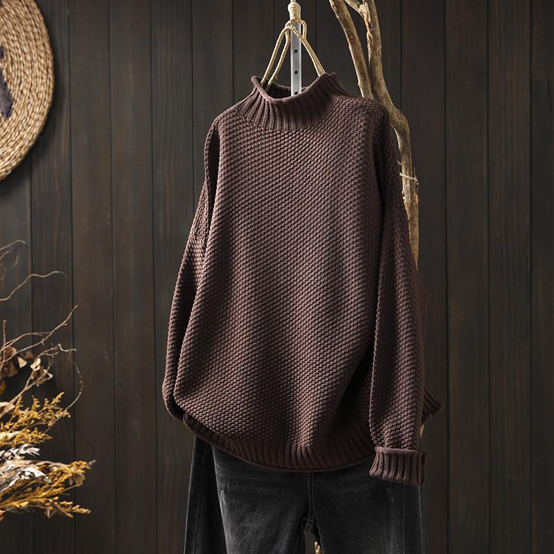 | Knitted turtleneck sweater