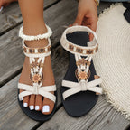 AmyVictoria™ – Chic Casual Strappy Summer Flats