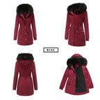 Fleece Lined Hooded Parka Jacket