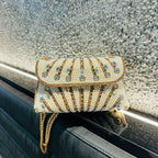 Rhinestone Clutch Bag by Luciana
