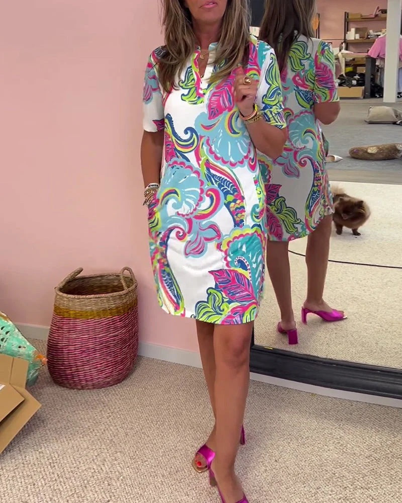 April Boutique Colorful Patterned Summer Dress Collection