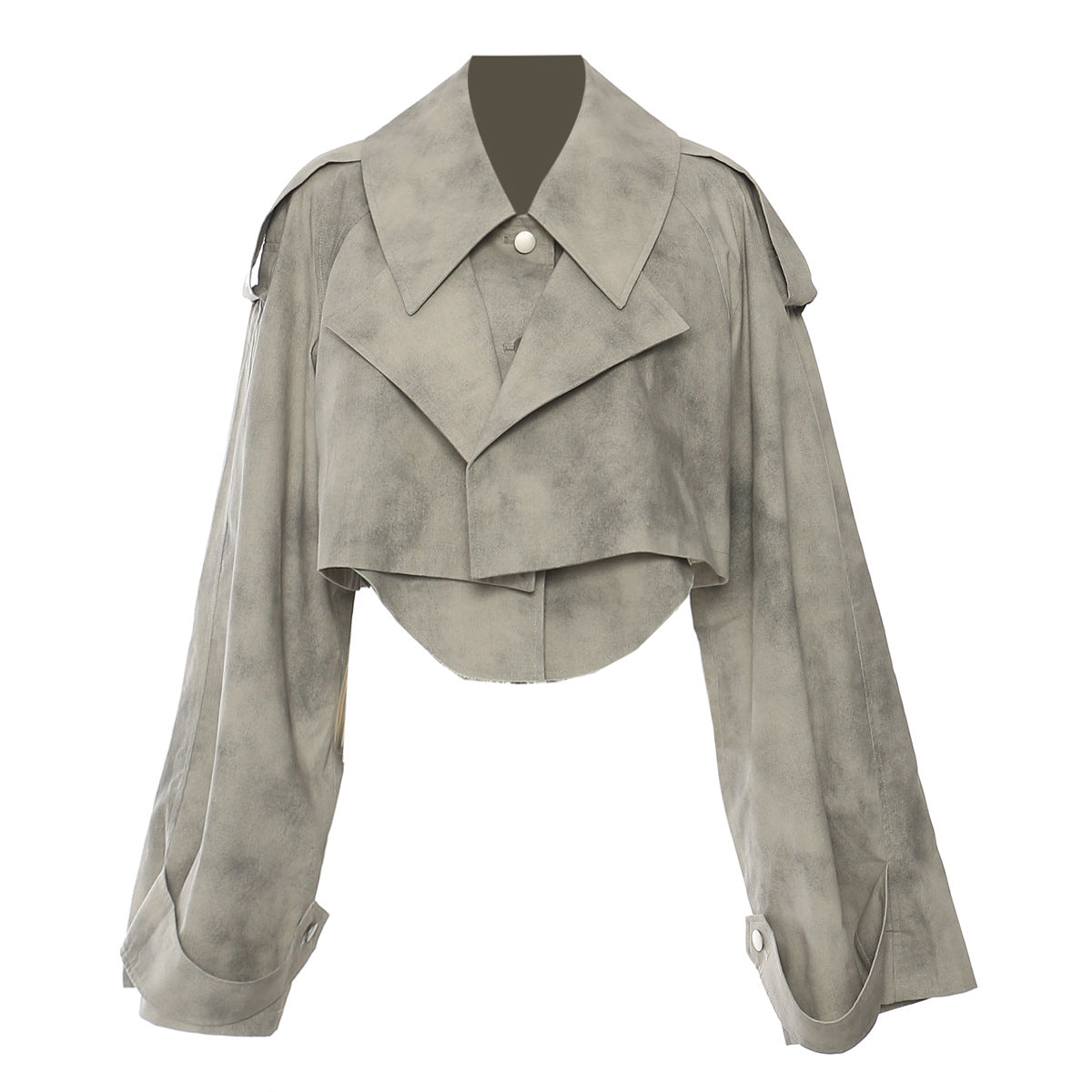 Camouflage Ink Skirt Suit