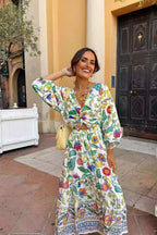 Katia Effortless Lantern Sleeve Dress Chic Silhouette Collection