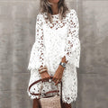 Joan Exclusive White Lace Swim Dress Boutique Collection