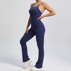 Open Back Sporty Jumpsuit