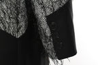 Contrast Color Star Trench Coat