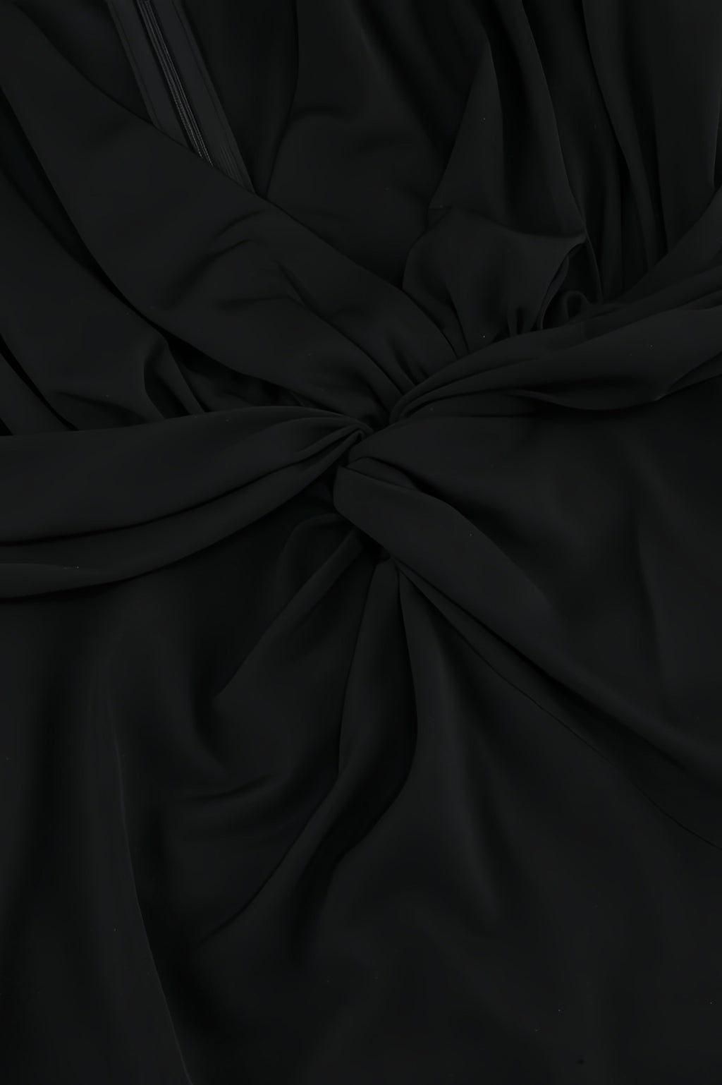 Aila Black Twisted Maxi Dress