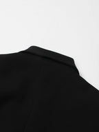 Solid Color Slimming Long Coat