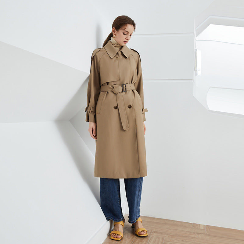 Double Breasted Loose Trench Coat