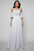 Calyxn White Short Sleeve Maxi Dress