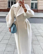| Coat with Puff Sleeves and Lapels