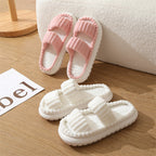 AmyVictoria™ – Cozy Fluffy Open-Toe Home Slippers