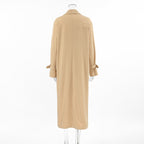 Khaki Double Breasted Trench Coat