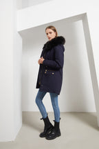 Fleece Lined Hooded Parka Jacket