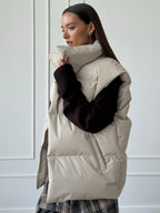 Cotton Loose Vest Jacket
