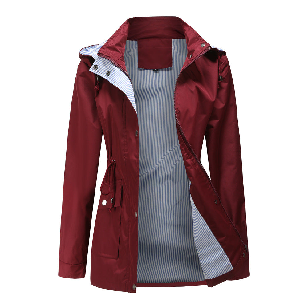 Detachable Hood Windbreaker