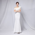 One Shoulder Evening Gown