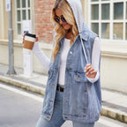 Summer Denim Sleeveless Vest