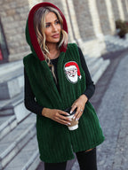 Plush Sleeveless Loose Coat
