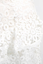 Wiskf Lace Sleeveless Top Midi Dress Set