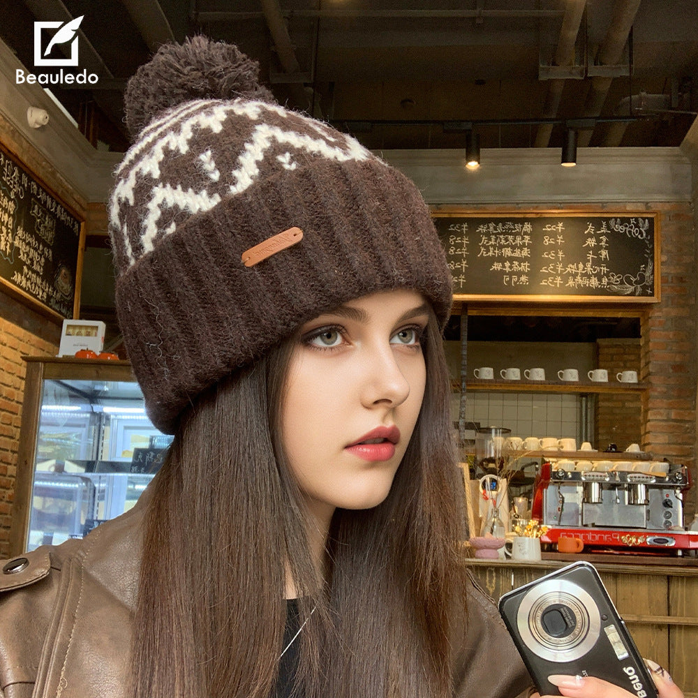 Chunky Crochet Bobble Hat