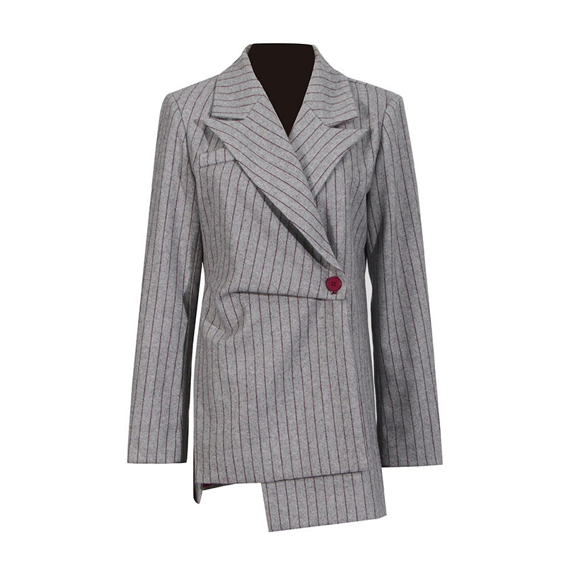 Striped Trendy Blazer