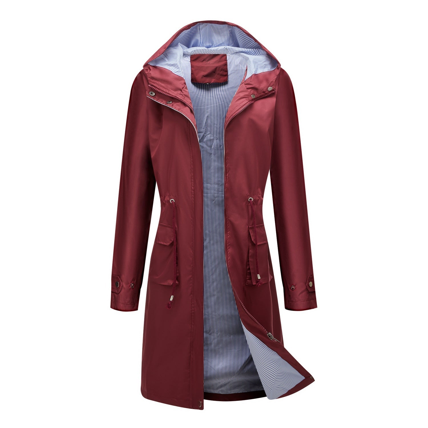 Waterproof Hooded Long Coat