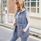 Summer Denim Sleeveless Vest