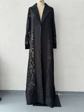 Hollow Out Casual Trench Coat