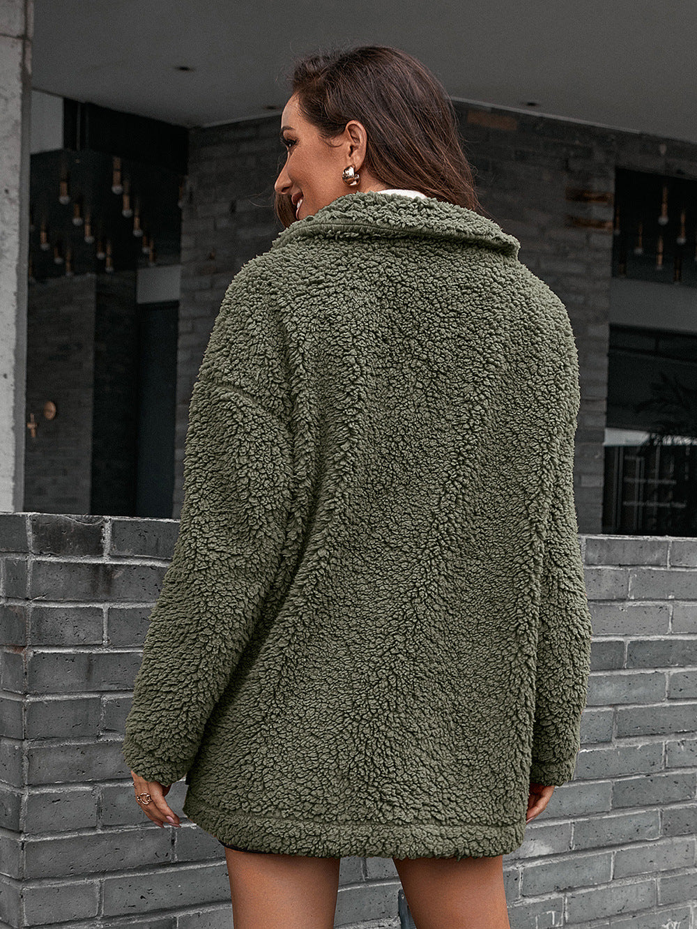 Bubble Velvet Furry Jacket