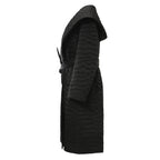 Quilted Cotton Cloak Coat